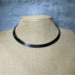 Vintage Zina sterling silver 925 adjustable choker necklace